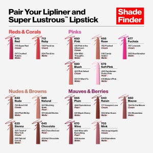 Creion contur buze Revlon Colorstay, Ruby, lung durata, cu spitzer - Img 7