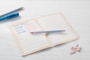 Creion Jumbo Faber-Castell Grip, 6 bucati, rosu-albastru - Img 4