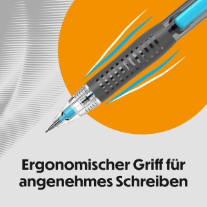 Creion mecanic BIC Break Resistant 0,7 mm, bruchfest, 12 bucati, albastru - Img 4