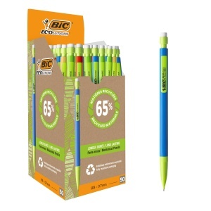 Creion mecanic BIC Matic ECOlutions, 0.7 mm, HB, 3 culori disponibile, 50 bucati