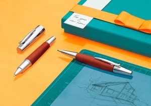 Creion mecanic Faber-Castell e-motion Birnbaum, 1,4 mm, metalic - Img 3