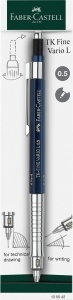 Creion mecanic Faber-Castell TK-Fine Vario L 0,5 mm Indigo, cu radiera
