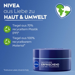 Crema de noapte NIVEA Erfrischend, 50 ml, cu Aloe Vera si Acid Hialuronic - Img 10