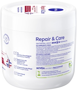 Crema hidratanta NIVEA Repair Care 400ml, pentru piele foarte uscata, cu Glicerina si Provitamina B5 - Img 9