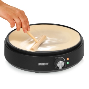Crepe Maker Deluxe Princess 492235, 30 cm, 1200 W, Negru - Img 4