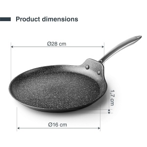 Crepe Maker Lacor 27144, Aluminiu, Antiaderent, 24cm - Img 2