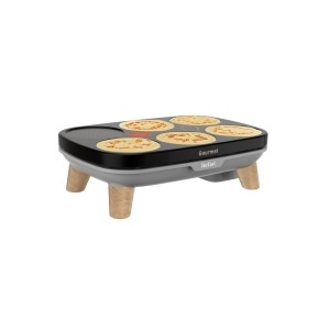 Crepes-Topf Tefal Gourmet PY901BF1, 6 placinte, Antiaderent, Fabricat in Franta