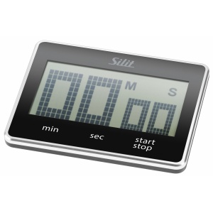 Cronometru digital Silit Attimo, 9 x 7 cm, cu afisaj LCD, negru - Img 3
