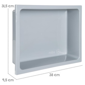 Cucina de joaca pentru copii roba Matschkuche, 88 cm, din lemn, gri - Img 7