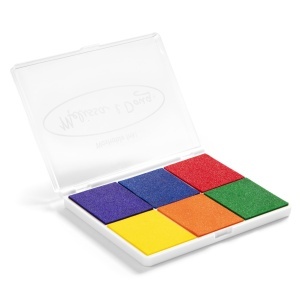Culori de Stampilat Melissa Doug - Set cu 6 Culoare, Tinta Usor Abasabila - Img 4