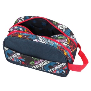 Cultura beutel Avengers Legendary, 26x16x12 cm, polyester, albastru - Img 5