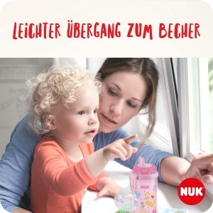 Cupa pentru copii NUK Kiddy Cup, 300 ml, galbena, rezistenta la muscaturi - Img 2