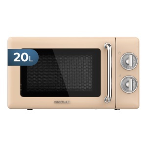 Cuptor cu microunde Cecotec ProClean 3010 20L 700W Retro Beige Timer 30 min