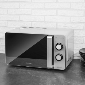 Cuptor cu microunde Cecotec ProClean 3060, 20 L, 700 W, Argintiu - Img 2