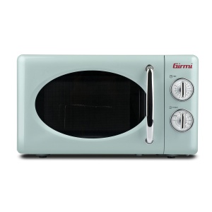 Cuptor cu microunde combinat Girmi FM2100, 1150 W, 20 litri, otel, verde apa. - Img 2