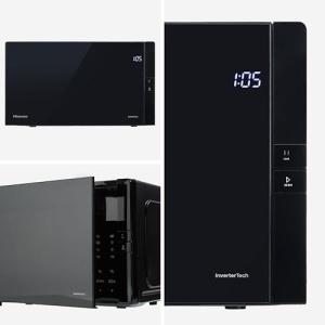 Cuptor cu microunde Hisense H25MOBS4HGI 25L 900W Negru InverterTech - Img 15