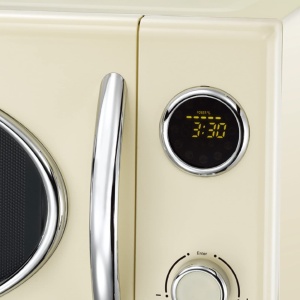 Cuptor cu microunde Melissa 16330128 Retro Design 23L Grill Crem - Img 3