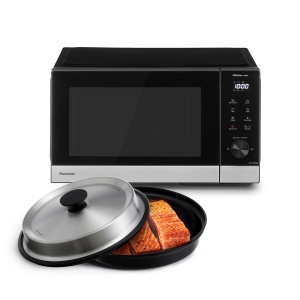 Cuptor cu microunde Panasonic NN-GD38QSEPG 29L Grill Negru Inox 1000W