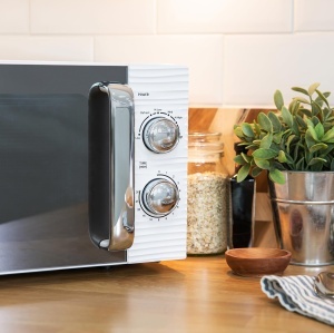 Cuptor cu microunde Russell Hobbs Inspire RHM1731 17L 700W Alb 5 trepte de putere - Img 3