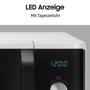 Cuptor cu microunde Samsung MG23K3614AWEG, 23 litri, 800 W, alb - Img 9