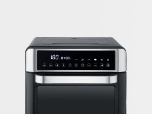 Cuptor de paine prajita si friteuza cu aer SEVERIN 2 in 1, friteuza cu aer, 25 L, cu afisaj LED, temporizator si 12 programe automate, inclusiv tava de copt, gratar pentru gratar, cos de prajit, 40-220 deg C, 2.200 W, negru-argintiu, TO 9579 - Img 8