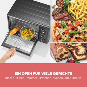 Cuptor electric Severin TO 2079, 20L, 1600W, negru - Img 5
