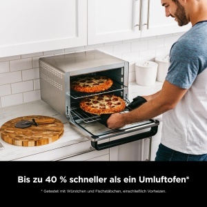 Cuptor Multifunctional Ninja Foodi 10-in-1, 2 niveluri, 33.5 cm, ArgintiuNegru - Img 7