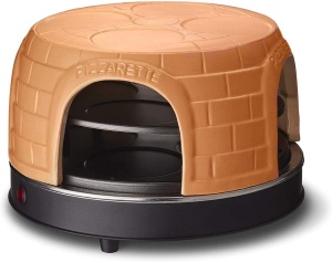 Cuptor pentru mini-pizza Emerio PO-116124.1, 8 portii, capac teracota, roz - Img 4