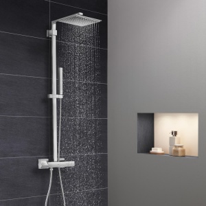 Curea dus GROHE VitalioFlex Metal, 1,50m, rezistenta la 16 bar, crom - Img 7