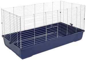 Custodie pentru rozatoare Kerbl Maxi Baldo Twin, 120x58x86 cm, culoare albastru inchis - Img 2
