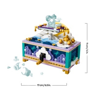 Cutie de bijuterii LEGO Disney Princess Jasmin - Set cu 2 papusi, 458 piese - Img 8