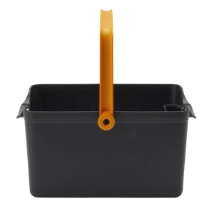 Cutie de depozitare Fiskars 1071305 pentru unelte de gradinarit, 35.3x27.2x17.4 cm, NegruPortocalie - Img 4