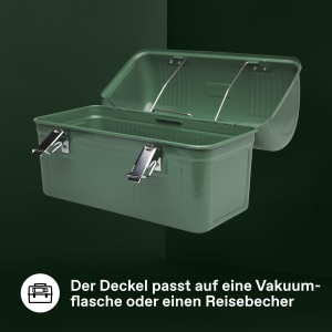 Cutie de pranz STANLEY 1913, 9.5L, culoare verde Hammertone - Img 7