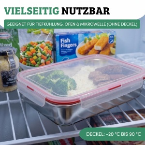 Cutie pentru pranz Westmark, 2500 ml, din inox 188, spalabil in masina de spalat vase - Img 7