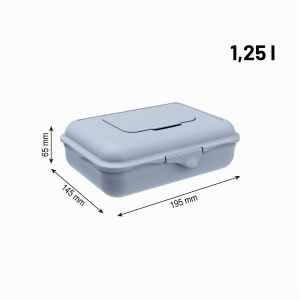 Cutie pentru servetele umede Rotho Babydesign 1,25 L, albastra, reutilizabila - Img 2