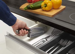Cutit bucatar Tefal Ever Sharp K25690 165 cm Tehnologie de ascutire automata NegruArgintiu - Img 16