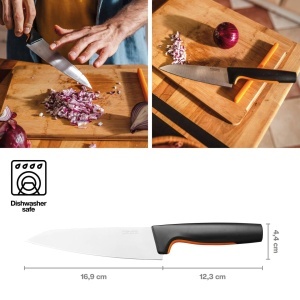 Cutit bucatarie Fiskars Functional Form 1057535 29 cm otel inoxidabil maner ergonomic - Img 2
