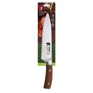 Cutit de Bucatarie BERGNER Wolfsburg 20 cm, Inox, Maner Haya - Img 2