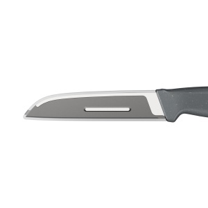 Cutit de legume Zyliss 9 cm, otel german, maner din paie de grau, cu protectie lama - Img 4
