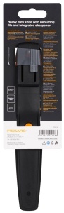 Cutit de lucru Fiskars 1023619 cu lama din otel inoxidabil, ergonomic, negruorange - Img 10