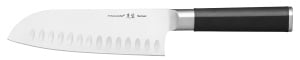 Cutit Santoku Fiskars Sensei 1024271, 16.5 cm, otel inoxidabil, maner ergonomic