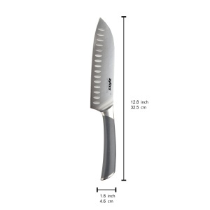 Cutit Santoku Zyliss Comfort Pro 18 cm, otel inoxidabil german, maner ergonomic - Img 9