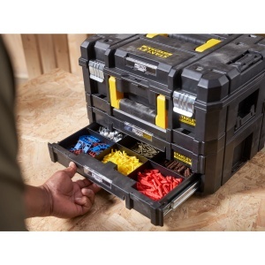 Cutiuta de unelte Stanley FatMax Pro-Stack, 21.5L, cu 2 sertare, organizare flexibila - Img 4