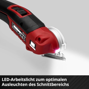 Cutter electric Einhell TE-UC 186 Li, 18 V, autoascutire, LED - Img 7