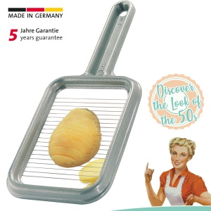 Cutter pentru cartofi fierti si mozzarella Westmark Rondex, gri, din aluminiu si otel inoxidabil - Img 2