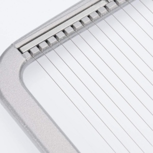 Cutter pentru cartofi si mozzarella Westmark Rondex, aluminiuotel inoxidabil, argintiu - Img 4