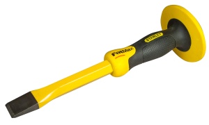 Dalta plata cu protectie pentru mana STANLEY FatMax 4-18-332, 25 mm, otel crom-vanadiu, pentru flise si beton