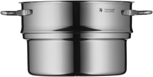 Dampfgareinsatz pentru oale WMF, 20 cm, Cromargan inox 1810, spulberat - Img 2