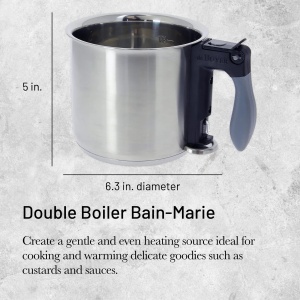 De Buyer Bain-Marie, otel inoxidabil, argintiu, 16 cm - Img 2