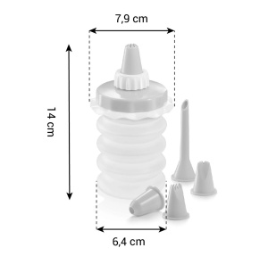 Decantor Tescoma DELICIA cu 5 duze pentru decorare - Img 5
